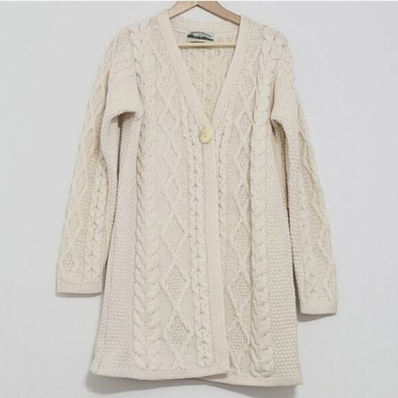 Aran Craft Chunky Merino Wool Sweater - Picture 1 of 8